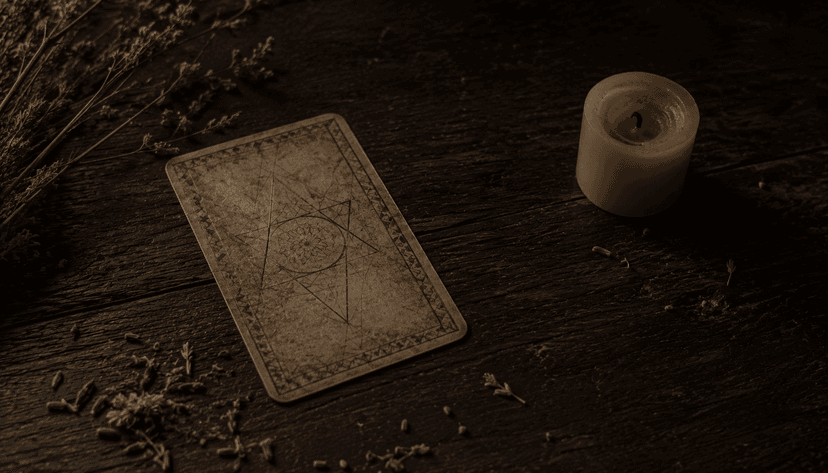 Karte des Tages aus Marseille-Deck, ziehe eine zufaellige Major Arcana