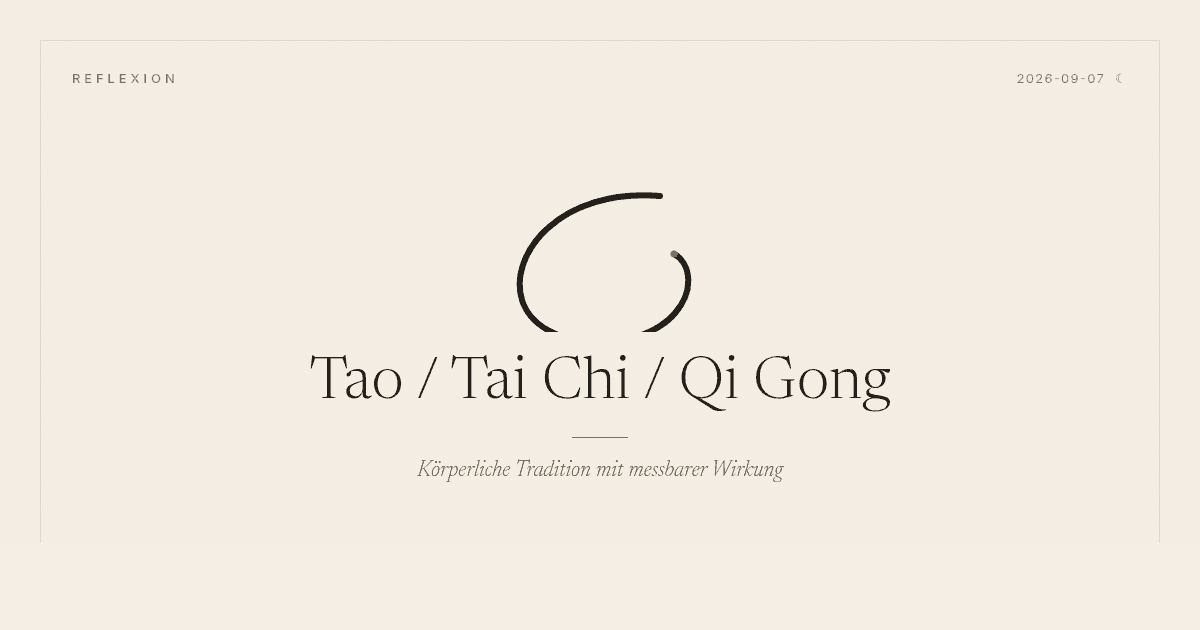 Tao / Tai Chi / Qi Gong
