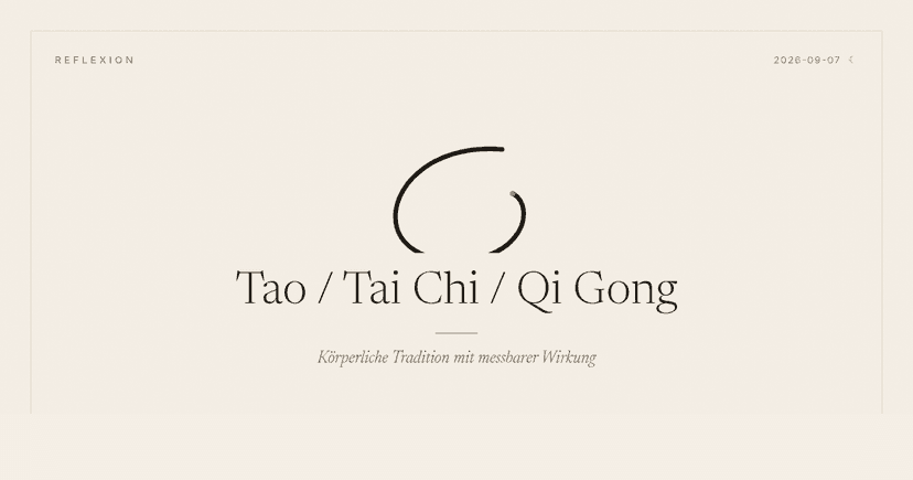 Tao / Tai Chi / Qi Gong