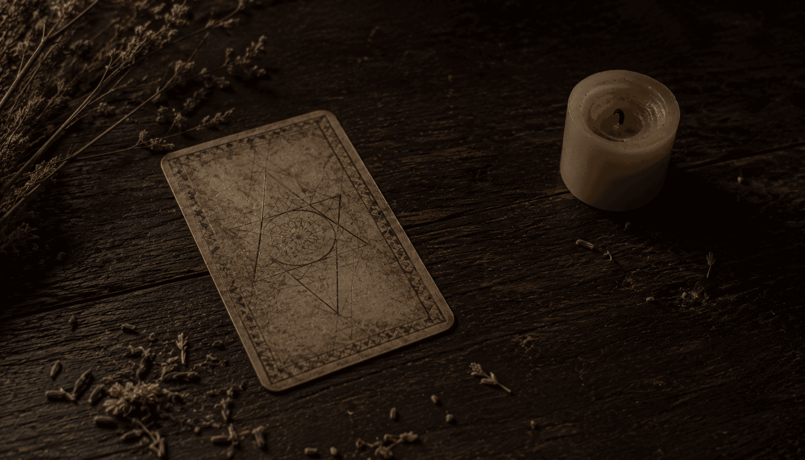 Karte des Tages aus Marseille-Deck, ziehe eine zufaellige Major Arcana