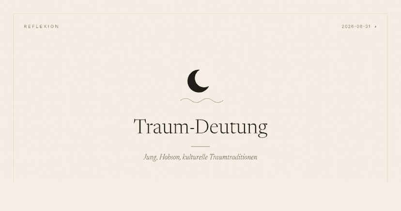 Der Traum als Werkstatt der Nacht
